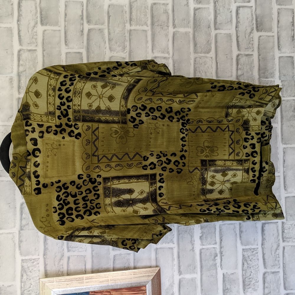 Notations Collared Blouse With Attached Tank Top,… - image 6